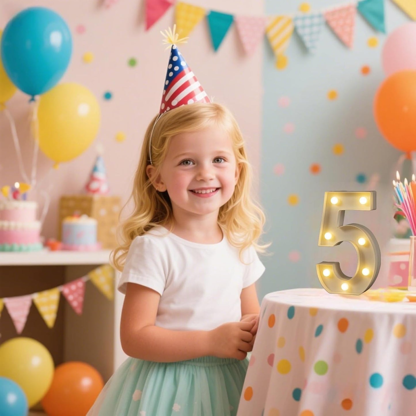 Foaky Rechargeable LED Letter Lights Sign Marquee Light Up Letters Sign for Night Light Wedding/Birthday Party Christmas Lamp Home Bar Decoration (5)