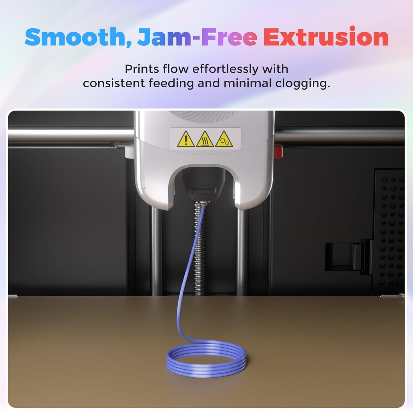 FLASHFORGE Silk PLA Filament 1.75mm Violet, 3D Printer Filament 1kg (2.2lbs) Spool, Smooth and Silky Texture 3D Printing Filament, Dimensional Accuracy +/- 0.02mm