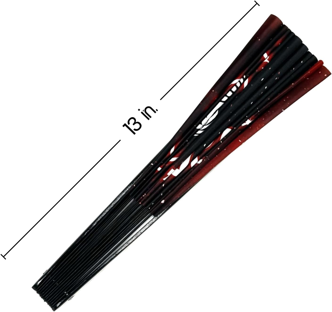 DeFlare | Cosmic Zodiac Rave Fan | Zodiac Sign Hand Fan | Astrology Rave Fan | Hand Fan | Large Rave Fan | Large Clacking Fan