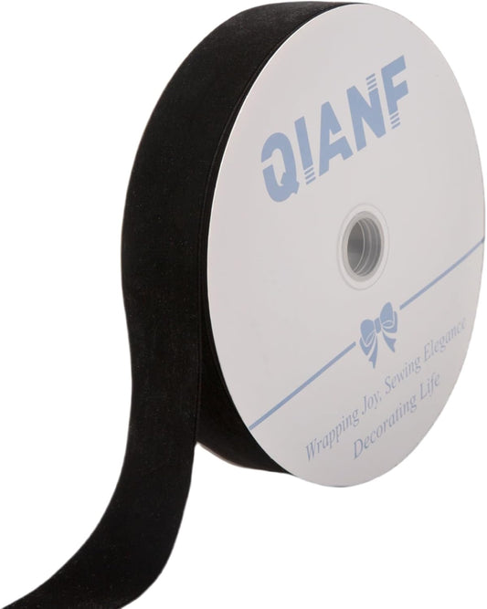 Velvet Ribbon, 1 1/2-Inch by 25-Yard Spool (Black)