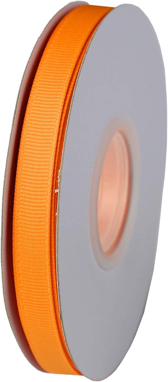 ITIsparkle 3/8" Inch Grosgrain Ribbon 50 Yards-Roll Set for Gift Wrapping Scrap Books Party Favor Hair Braids Baby Shower Decoration Cake Decoration Floral Arrangement Craft Supplies, Gold Ribbon