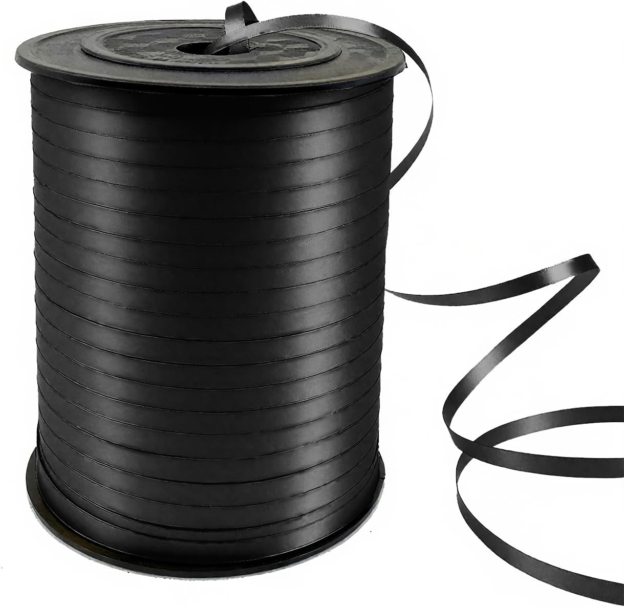 500 Yards Curling Ribbon-Balloon String for Birthday Gift Wrapping,Festival Party Decor,Ribbons & Bows for Christmas New Year Gifts Supplies (Black)