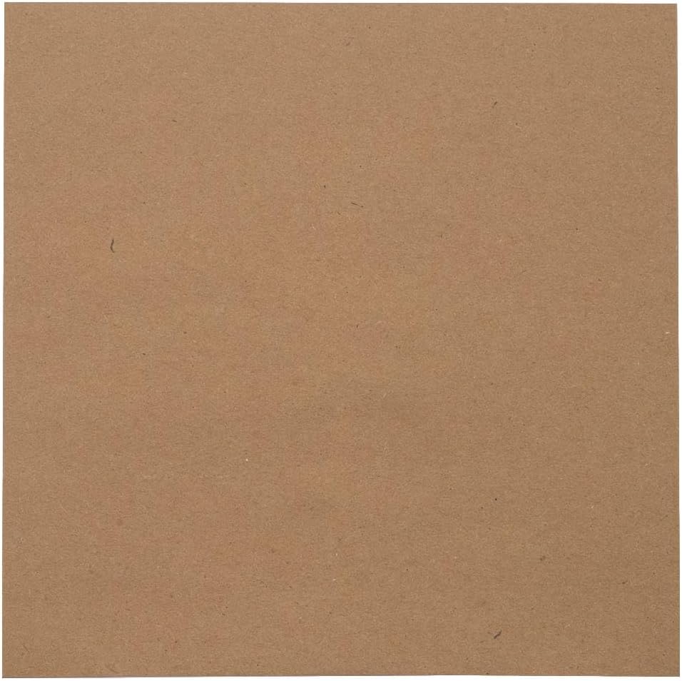 LUXPaper Square Invitation Envelopes | Peel & Press | 8" x 8" | Grocery Bag Brown | 70lb. Text | 50 Qty
