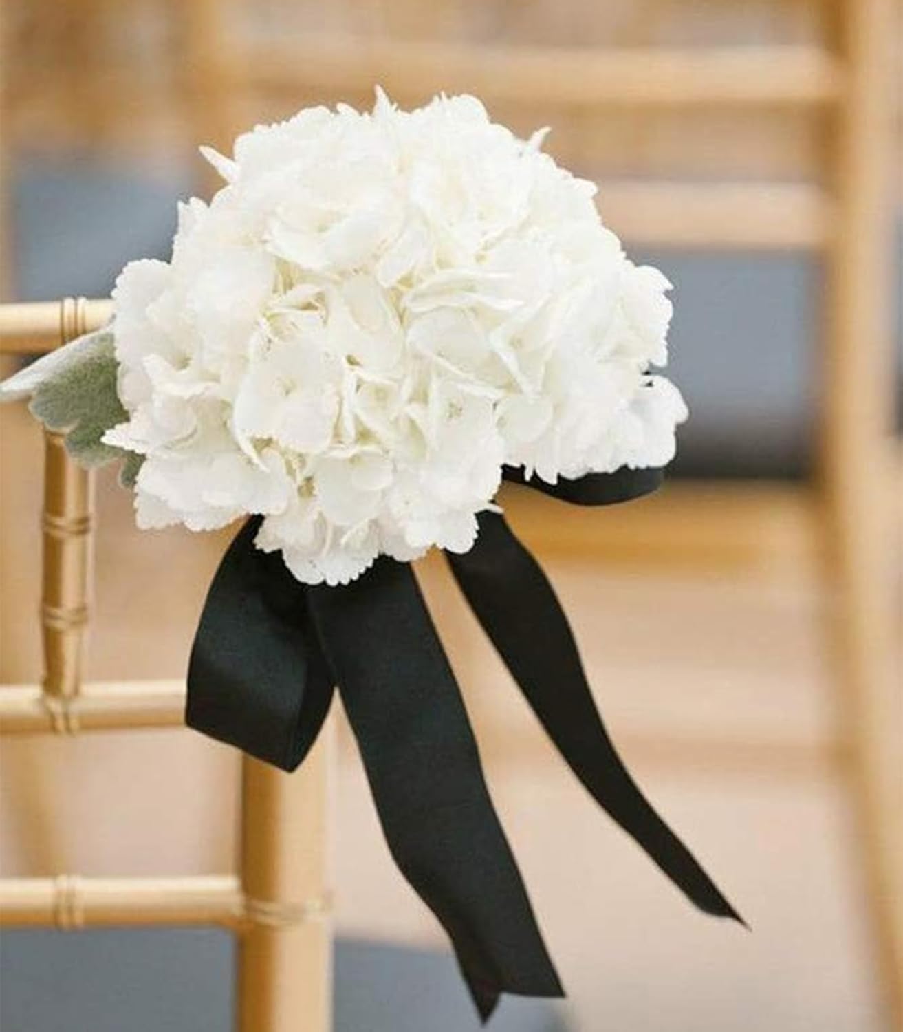 1-1/2" x 50 Yards Black Satin Ribbon Single Faced Fabric Ribbons for Gift Wrapping, Crafting, Floral Arrangements, Flower Bouquet, Wedding, Home Decor