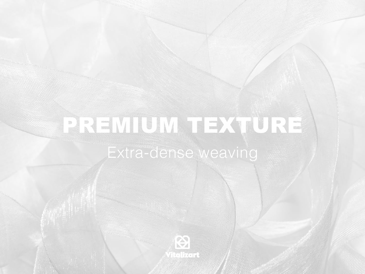 Vitalizart White Ribbon Organza Sheer Ribbon 1 inch x 30 Yd Handmade Fabric Ribbons for Gift Wrapping Christmas Tree Crafts Bows Wedding Invitations Wreaths Wrap Off White