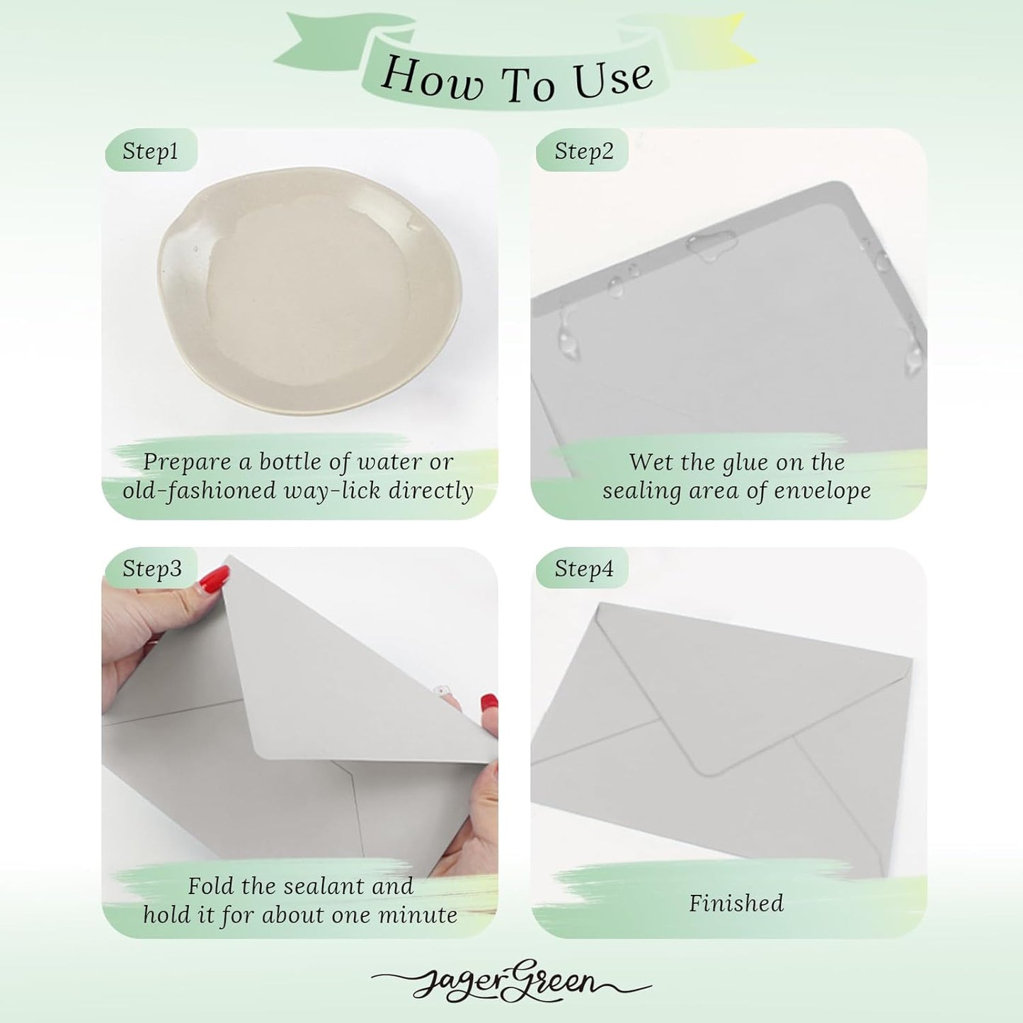 50 Pack 5x7 Envelopes Letter Size, Grey A7 Envelopes Self Seal for Wedding Invitation, Envelope 5.4x7.6 for Greeting Cards, Photos, Baby Shower, Graduation, Thank You Cards, Announcements