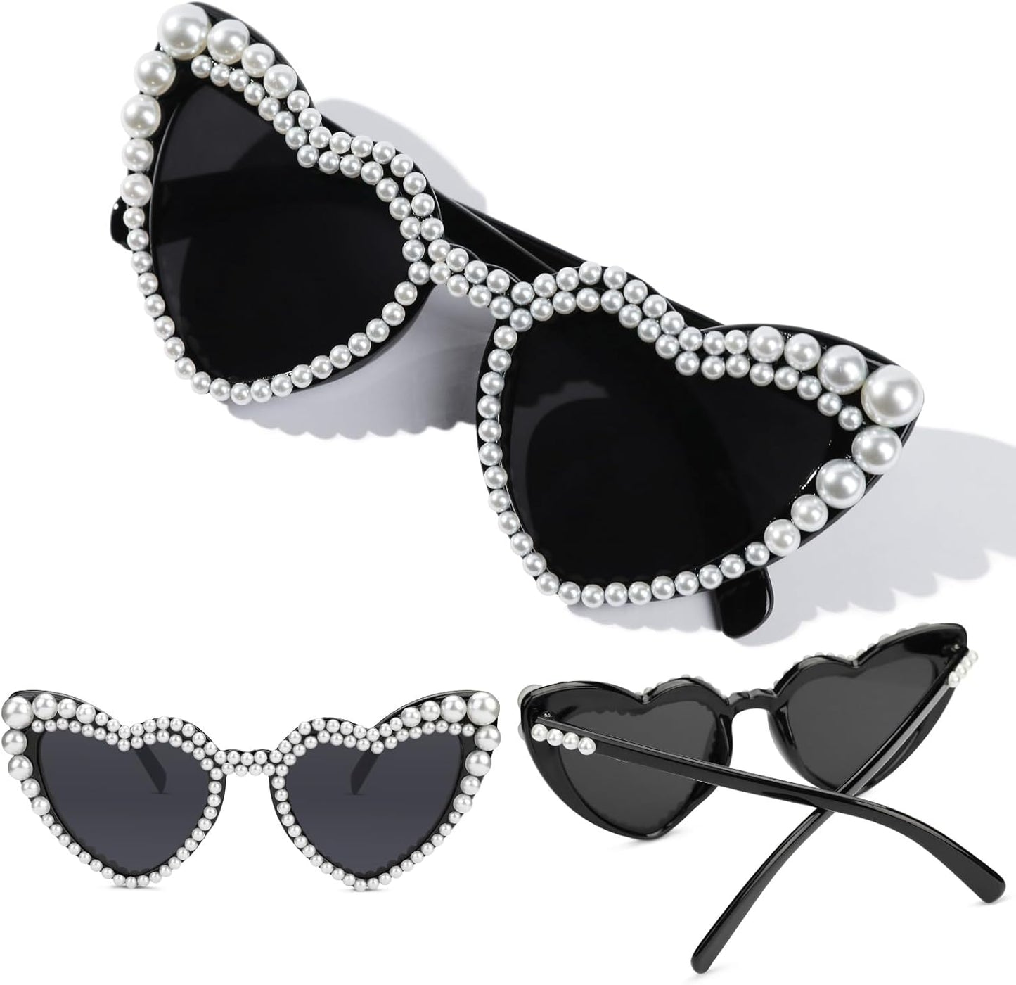YOGFIT Heart Sunglasses for Women Fashion Classic Love Eye Protection Sunglasses Vintage Cute Heart Sunglasses