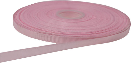 Jesep One Roll 100 Yards 3/8" Soild Grosgrain Ribbon Boutique Gift Wrapping Package Ribbon, DIY Crafts Bow Hair Headband Accessories Assorted Ribbon#123 (3/8" 10mm, Pink)