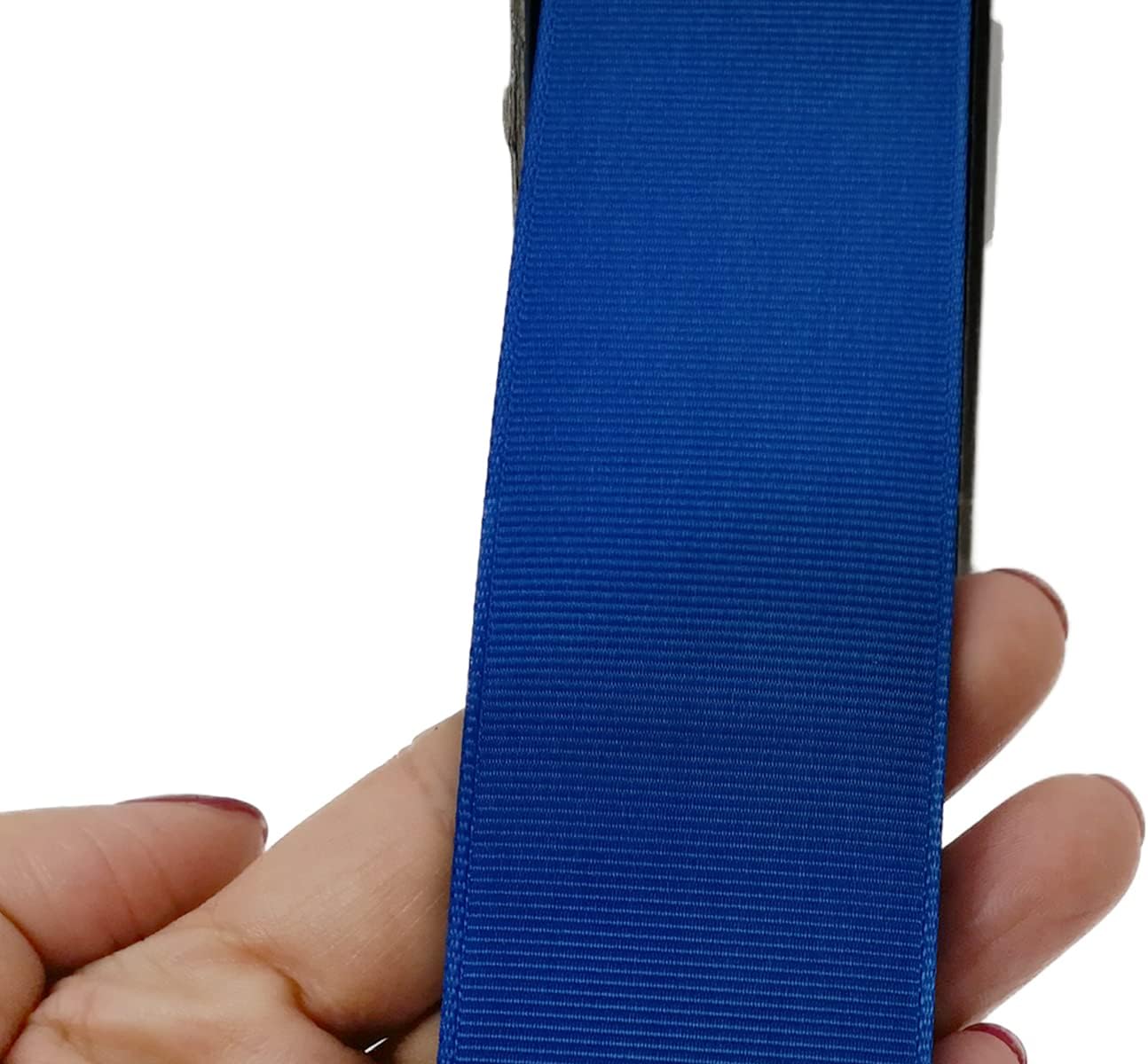 One Roll 50 Yards Soild Royal Blue Grosgrain Ribbon 1 1/2 inch Flower Bouquets Ribbons- Thick Gift Wrapping Ribbon-DIY Crafts Bow Hair Headband Accessories Ribbons #352(38mm)