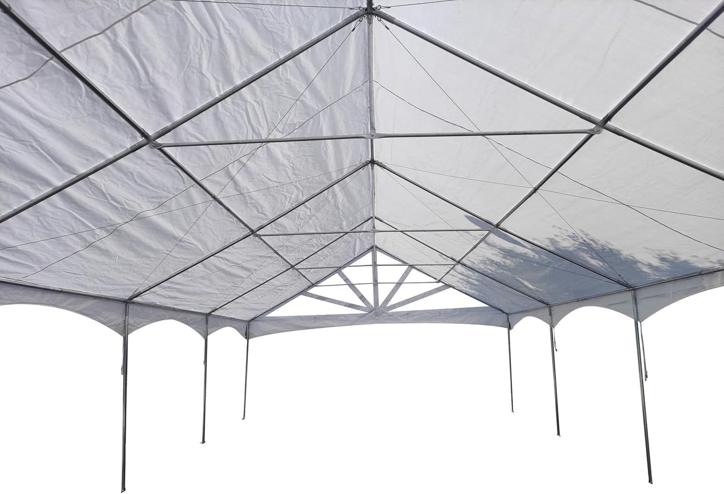 DELTA 40'x20' PE Marquee Party Tent, Tents for Parties, Large Wedding Tent, Carpas para Fiestas,Heavy Duty Canopy, Outdoor Event with Waterproof Top + 5 Storage Bags