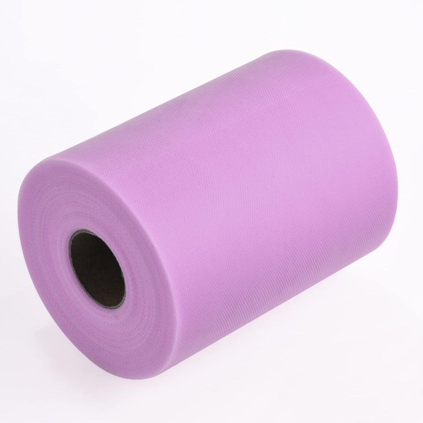 Tulle Rolls 6” by 100 Yards (300 feet) Tulle Roll Spool Fabric for DIY Tutu Skirts Wedding Baby Shower Crafts Decorations Party Supplies(Lilac)