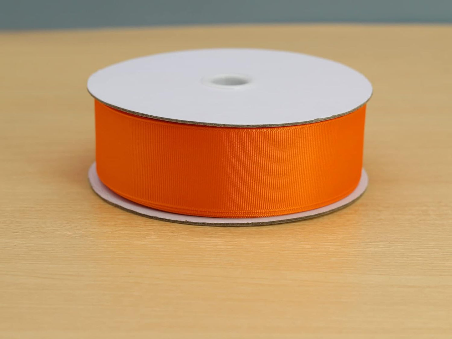 One Roll 50 Yards Soild Orange Grosgrain Ribbon 1 1/2 inch Flower Bouquets Ribbons-1.5 inch Thick Gift Wrapping Ribbon-DIY Crafts Bow Hair Headband Accessories Ribbons #752(38mm)
