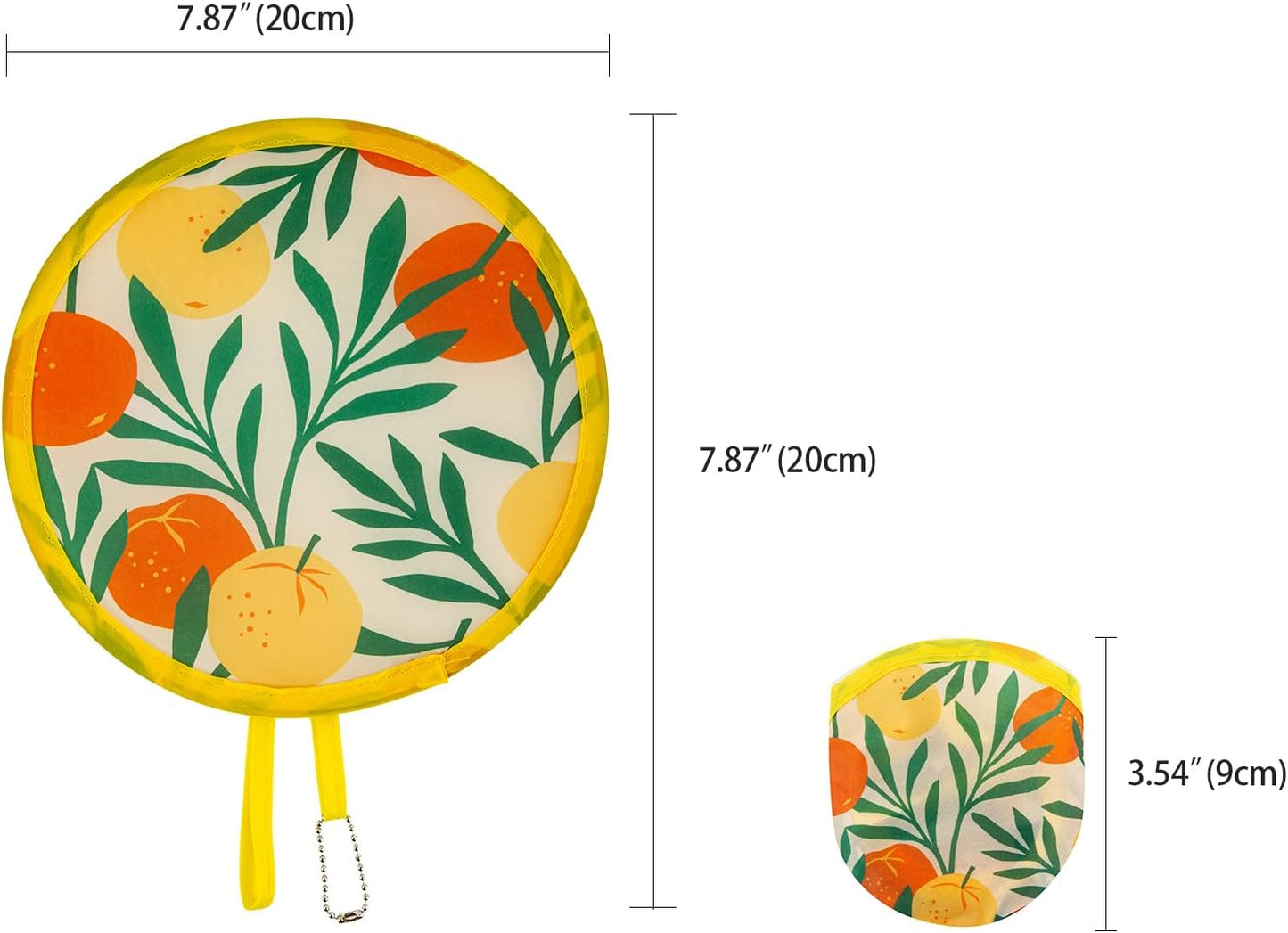 4 Styles Summer Round Foldable Hand Fan Japanese Foldable Fan Style Handheld Foldable Compact Cooling Fans,Round Folding Fan for Outdoor Games,Xmas Decoration,Festival,Party Favors,Travel,Events
