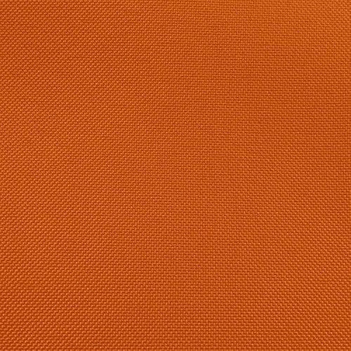 Ultimate Textile Pleat Polyester Fabric Table Skirt - Machine Washable Flame Resistant with Clips for Events, Weddings & Trade Shows, Cut & Sewn in Paterson, NJ - Orange, 14' Shirred Pleat