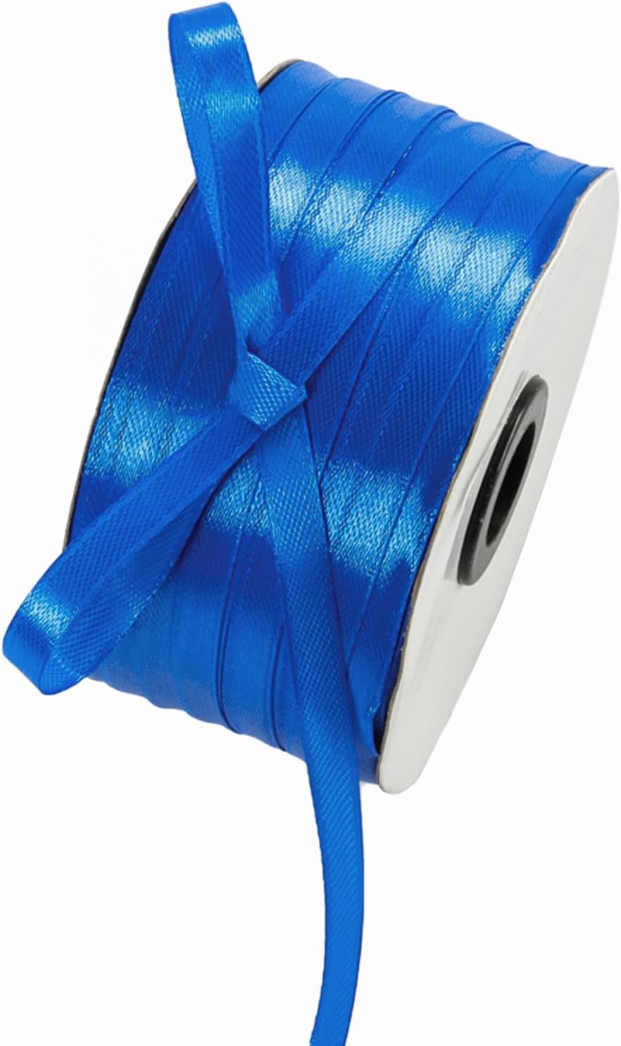 1/4" x 230 Yards Royal Blue Satin Ribbon Single Faced Bulk Fabric Ribbons for Gift Wrapping, Crafting and DIY Projects, Hair Accessories, Tiny Bows