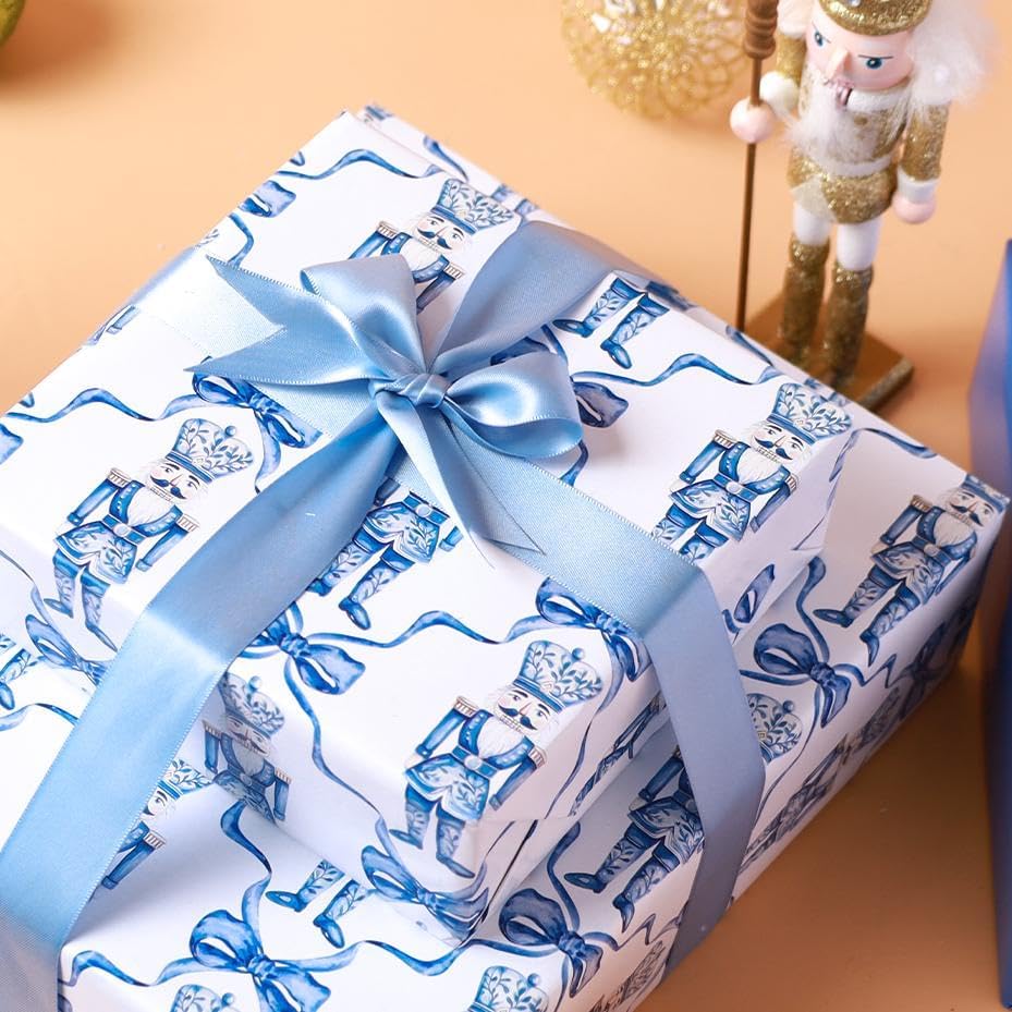 LaRibbons 1 Inch 25 Yard Double Faced Satin Ribbon,Light Blue Satin Craft Fabric Ribbon for Gift Wrapping Floral Bouquets Wedding Party Decoration