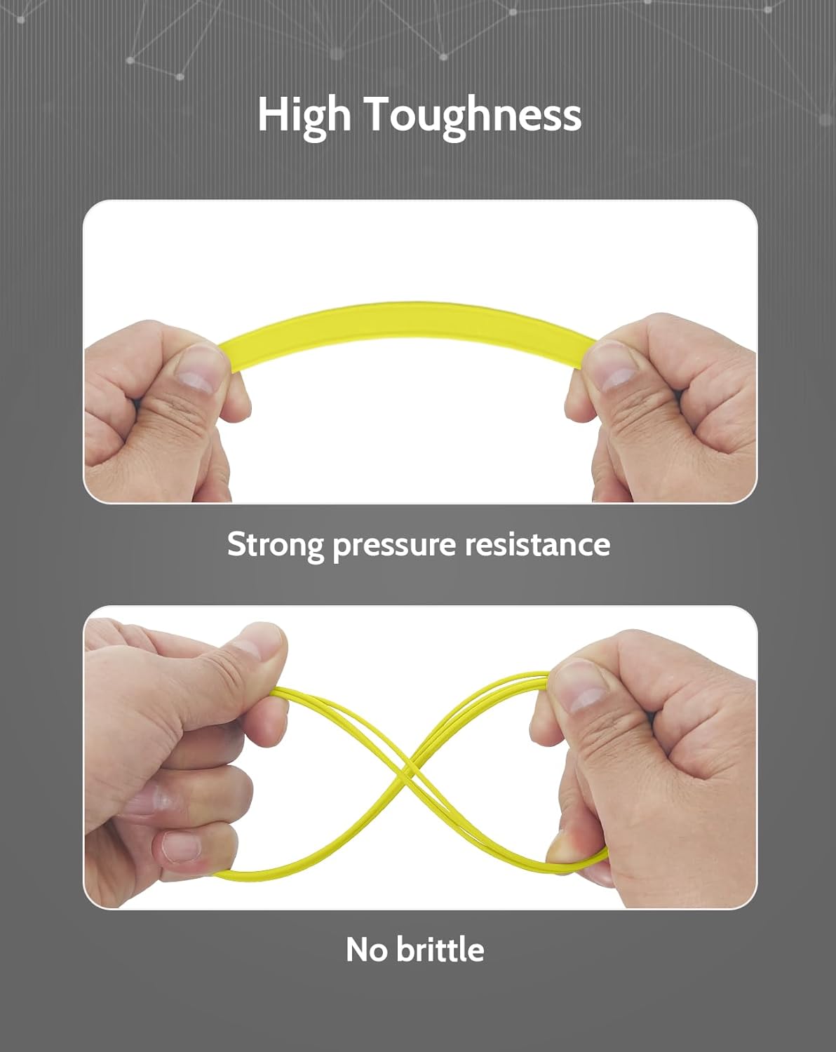 DURAMIC 3D PLA+ Filament 1.75mm 1Kg Light Yellow, PLA Plus Filament 1Kg Spool(2.2lbs) Tougher and Stronger, Dimensional Accuracy Probability +/- 0.02mm