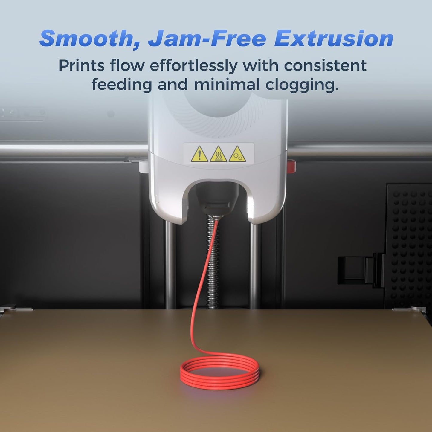 FLASHFORGE Rapid PLA Filament 1.75mm +/- 0.02mm Yellow to Pink Gradient, Max 500mm/s High Speed Printing, 3D Printer Filament 1kg(2.2lbs), Changing Colors with Light