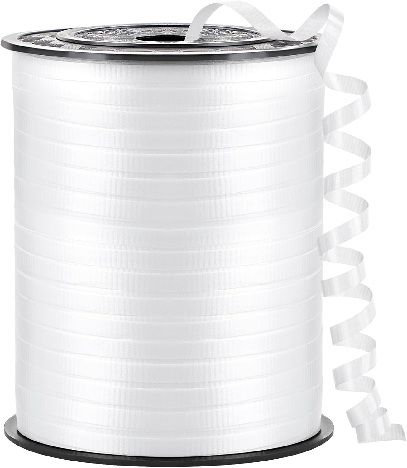500 Yards White Curling Ribbon-Balloon String-Balloon Ribbon Texture Roll for Party Decoration, Gift Wrapping, Art Crafts, Florist Flower