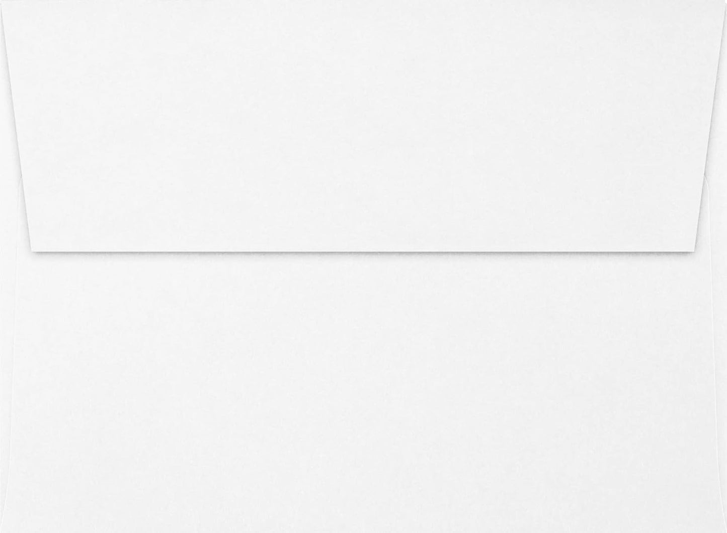 LUXPaper A7 Invitation Envelopes | Peel & Press | 5 1/4" x 7 1/4" | White | 80lb. Text | 100% Recycled | 50 Qty