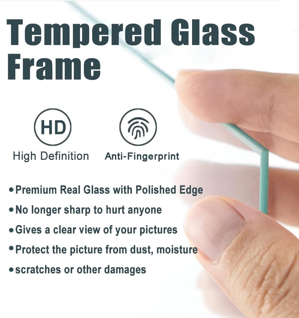 TKGYU 8x10 Picture Frame with Real Glass, 4 Pack Ornate Vintage Picture Frames for Wall or Tabletop Display, 8 x 10 Photo Frame for Wall home best gift