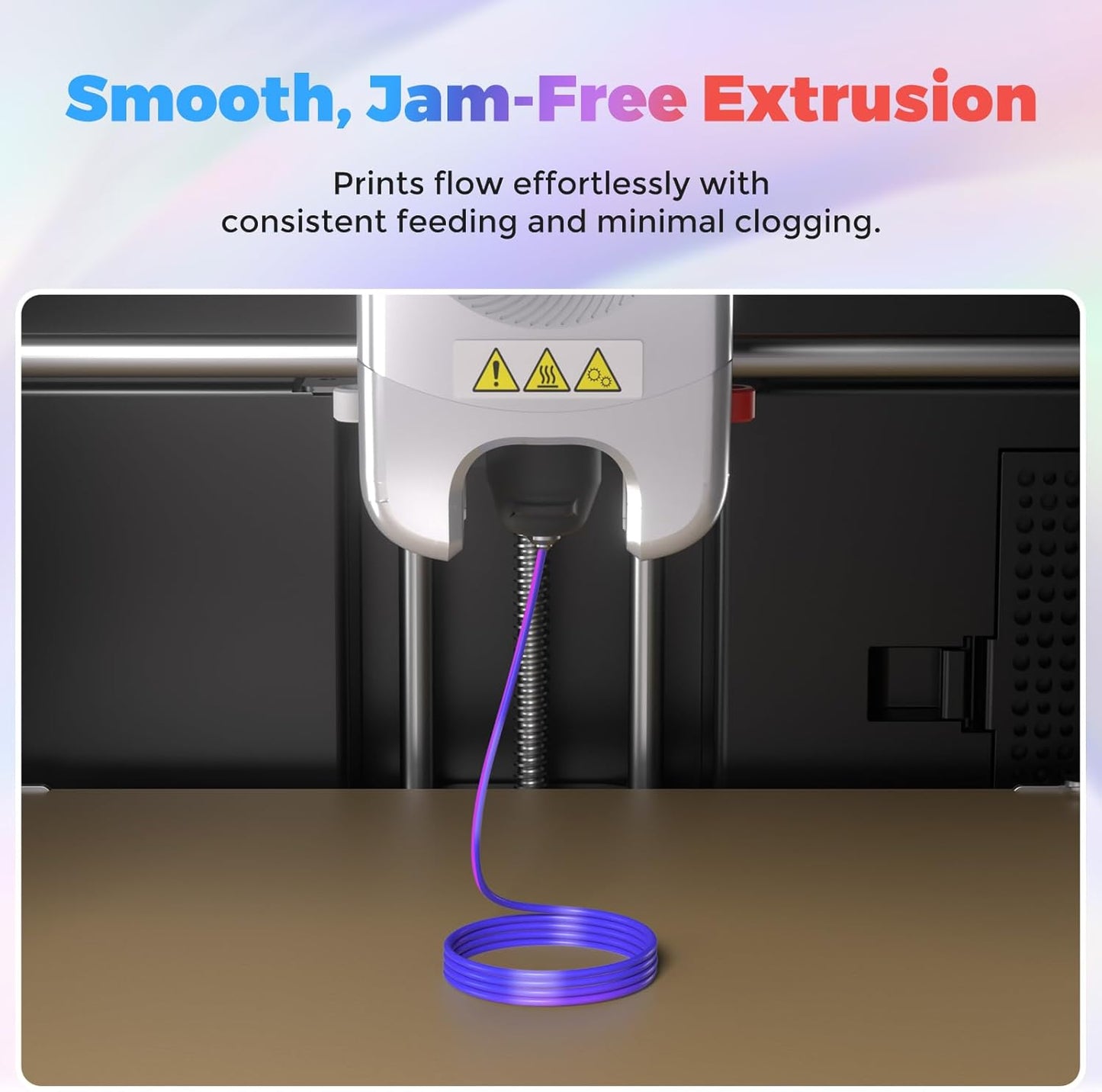 FLASHFORGE Silk Dual Color Filament, Blue and Rose 2 in 1 Coextrusion Silk PLA Filament 1.75mm, 3D Printer Filament Color Change 1kg(2.2lbs) Spool, Dimensional Accuracy +/- 0.02mm