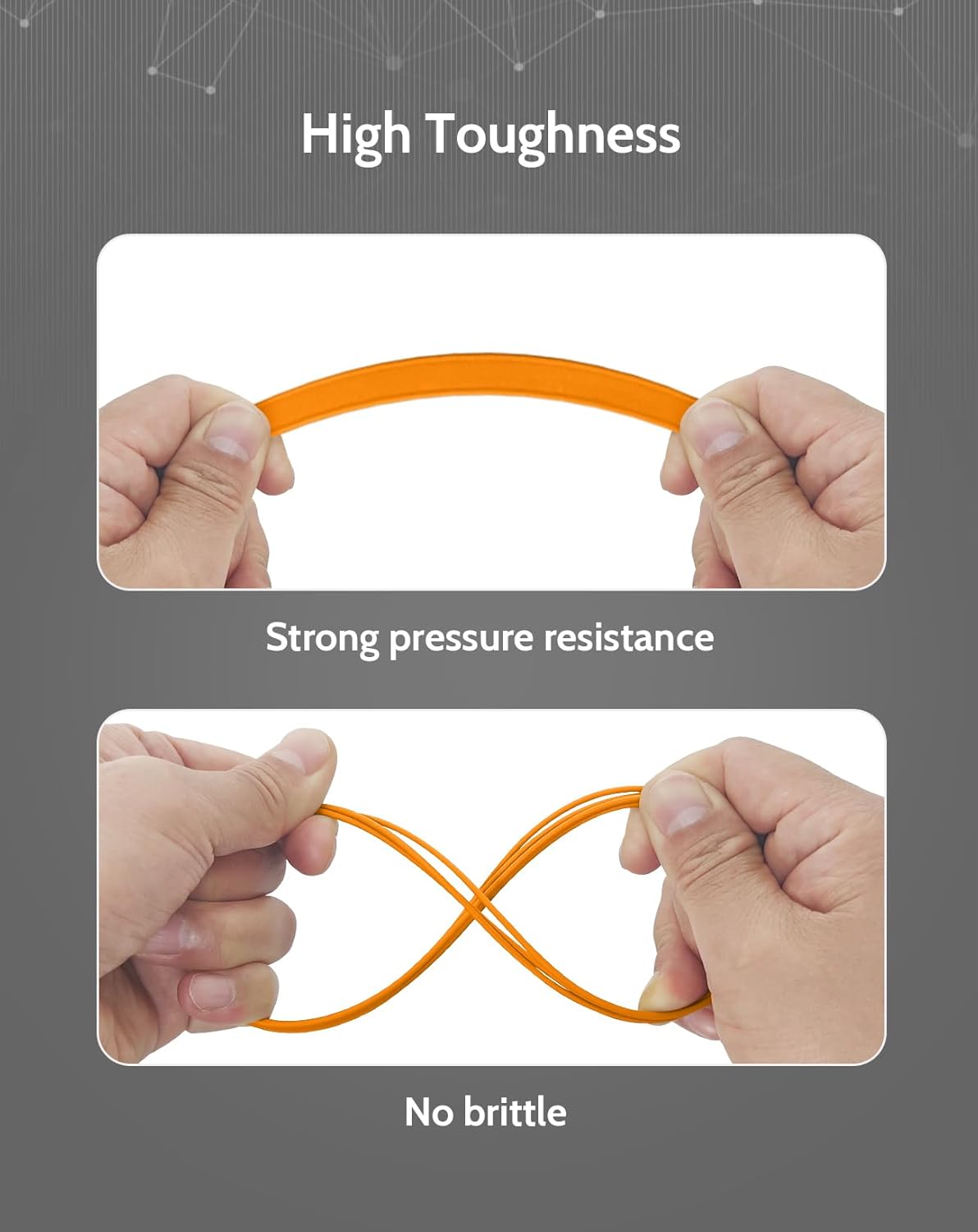 DURAMIC 3D PLA+ Filament 1.75mm 1Kg Orange, PLA Plus Filament 1Kg Spool(2.2lbs) Tougher and Stronger, Dimensional Accuracy Probability +/- 0.02mm