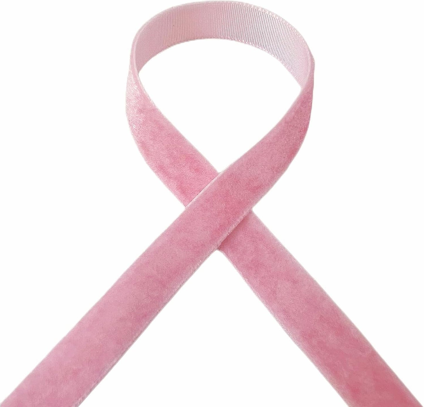 Vintage Pink Velvet Ribbon, 3/8 Inch X 25Yd