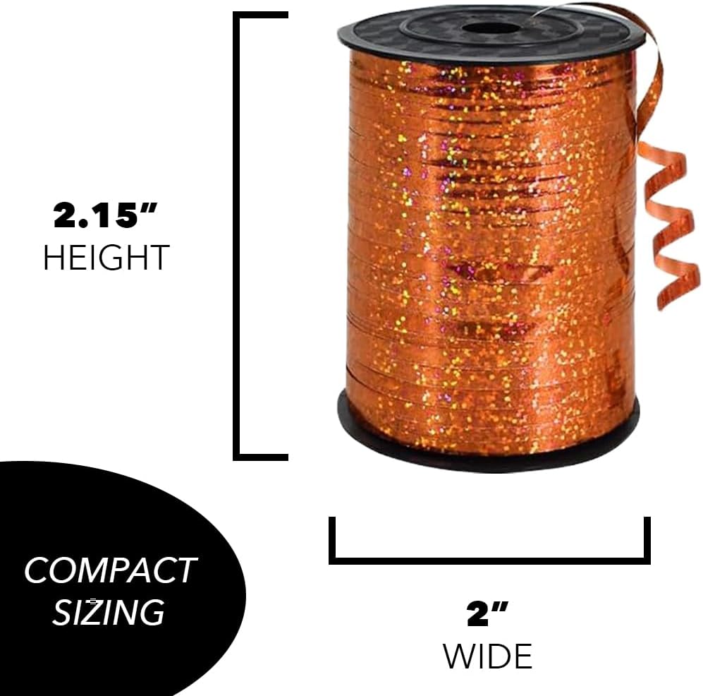 GIFTEXPRESS 12 Rolls Glitter Curling Ribbons Assortment for Balloon, Christmas, Gift Warp, Birty Party – Assorted Shiny Metallic Sparkling Colors Ribbon for Art and Craft, Party Decoration