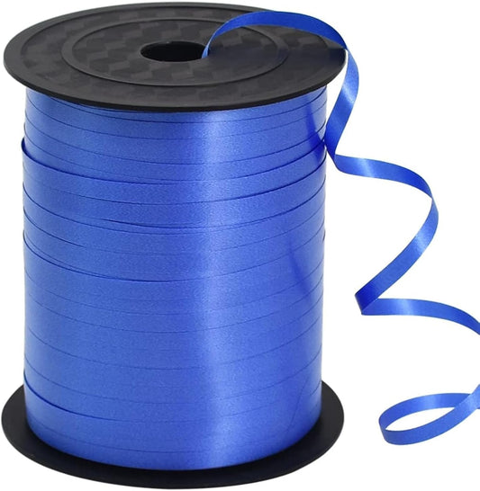 TONIFUL 500 Yards Curling Ribbon-Balloon Ribbon-Balloon String for Art&Craft Decor,Gift Wrapping,Ribbons and Bows for Christmas New Year Birthday Gifts (Blue)