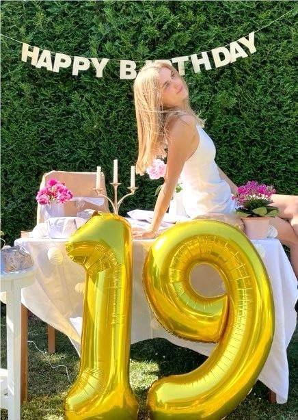 Big Gold 40 Inch 19 91 Balloon Number, Jumbo Giant 19 91 Birthday Party Decorations, Large 19 91Foil Balloons Anniversary Birthday Party Engagement Decorations