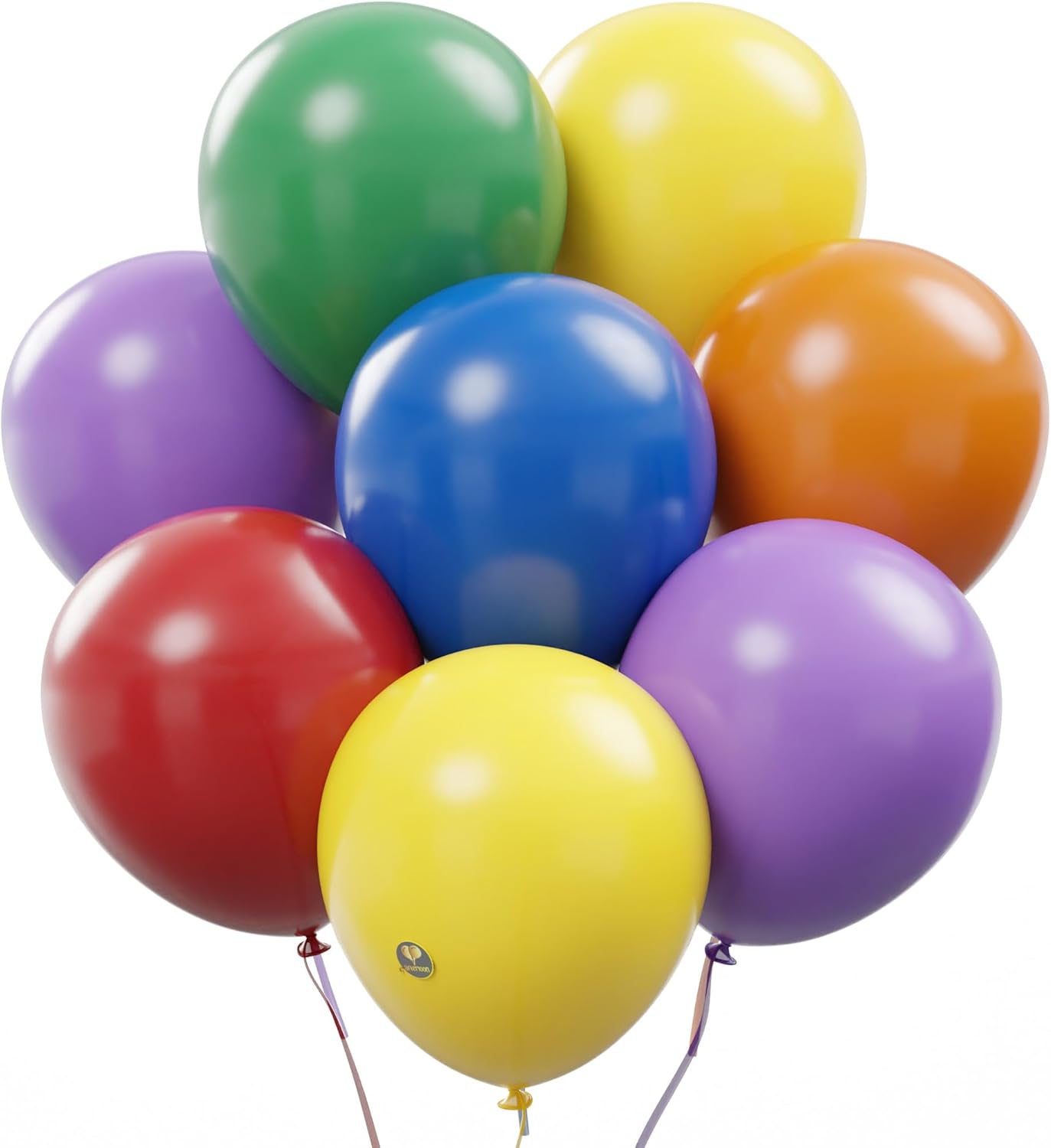 AFTERLOON® Balloons 24pcs 10 Inch, Birthday Balloons Assorted Colors, Rainbow Balloons for Kids’ Party, Baby Shower, Wedding Balloons Decorations, Balloon Kit for Arch, and Holiday Celebrations