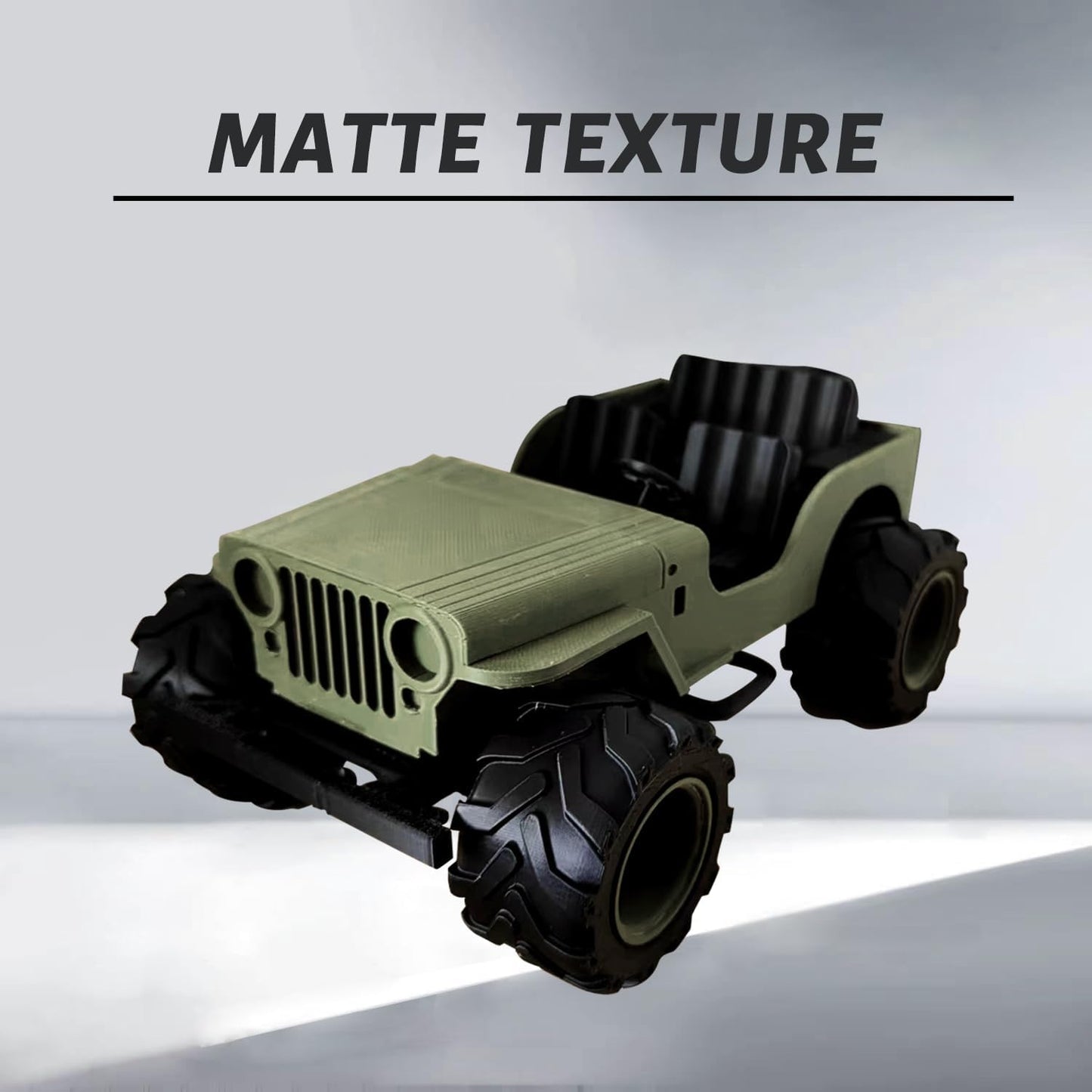 PLA Filament, Matte PLA, 3D Printer Filament, PLA Filament 1.75mm Dimensional Accuracy +/- 0.02mm, 1KG Spool (2.2 lbs), Fit Most FDM Printer (Matte Army Green)