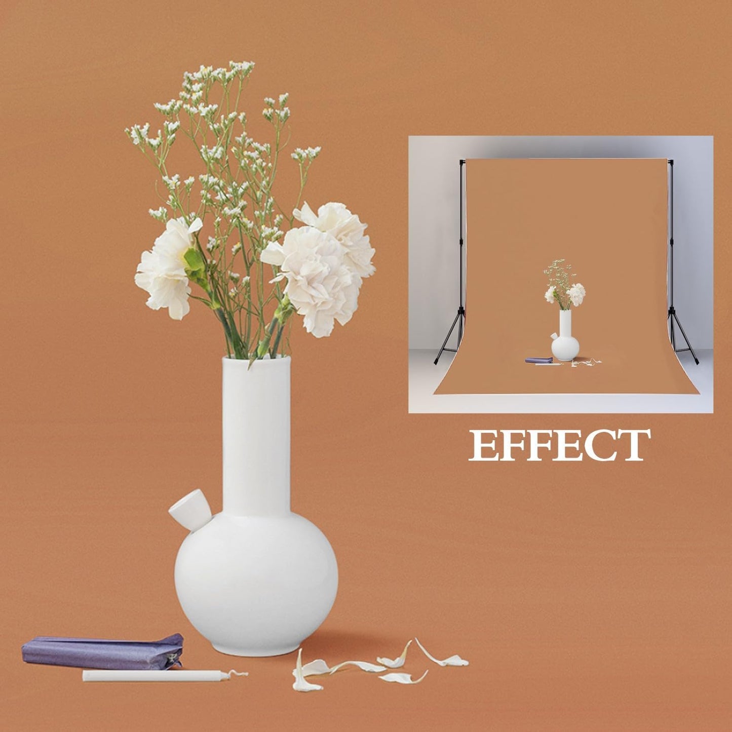 Seamless Background Cloth 10x10FT Light Pink Backdrop for Photography Studio Props