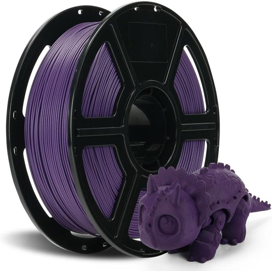 FLASHFORGE Carbon Fiber PETG Filament 1.75mm, Carbon Fiber PETG 3D Printer Filament, 1KG Spool Dimensional Accuracy +/- 0.02mm, Lightweight & Heat-Resistant & Moisture Free (Iris Purple)