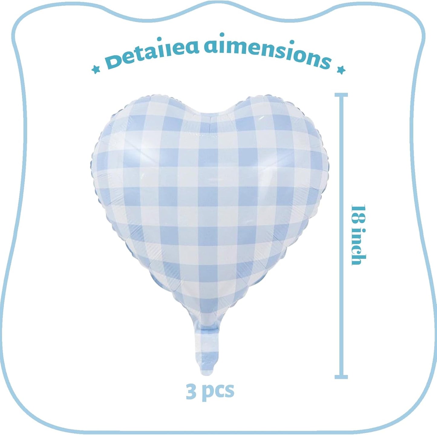 36 Inches Bow Foil Balloon Huge Bowtie Blue Balloon for Baby Shower, Wedding, Kids Theme Party Decoration (Blue 3)