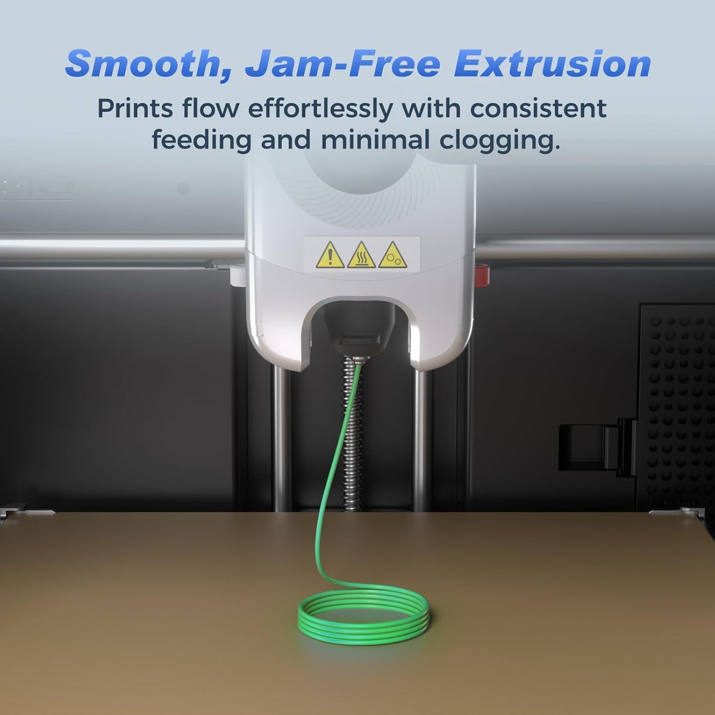 FLASHFORGE Rapid PLA Filament 1.75mm +/- 0.02mm Yellow to Green Gradient, Max 500mm/s High Speed Printing, 3D Printer Filament 1kg(2.2lbs), Changing Colors with Light