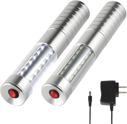 WILON Bottle Service Lights Rechargeable Bottle Service Sparklers Reusable Handheld Girl Lights LED Baton Strobe Light for Parties Bar Club Nightclub Birthday Weddings - 2 Pack