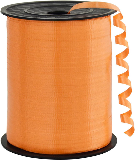 BEISHIDA 500 Yards Matte Orange Curling Ribbon Balloon String Crimped Ribbons for Gift Wrapping Ribbon for Birthday Halloween Fall Autumn Harvest Party Decoration Christmas Gift Wraps