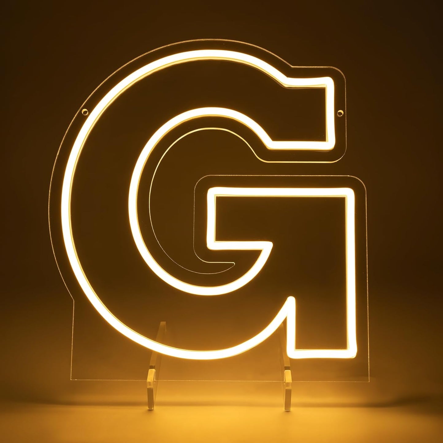 Light Up Letters G, Led Marquee Letter Lights Neon Sign, 13.9" Height Decorative Lighted Alphabet Number, Battery/USB Powered Led Letters Lights for Wedding, Birthday, Party, Christmas or Home Decor