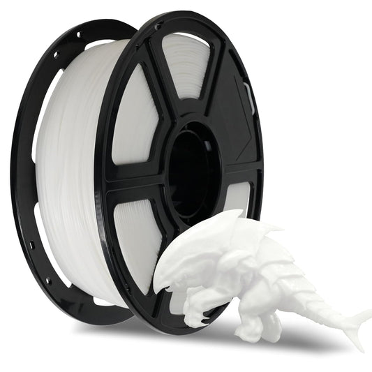 FLASHFORGE Rapid PLA Filament 1.75mm White, Max 500mm/s High Speed Printing, 3D Printer Filament 1kg (2.2lbs) Spool, Dimensional Accuracy +/- 0.02mm, Enjoy Exceptional Print Quality