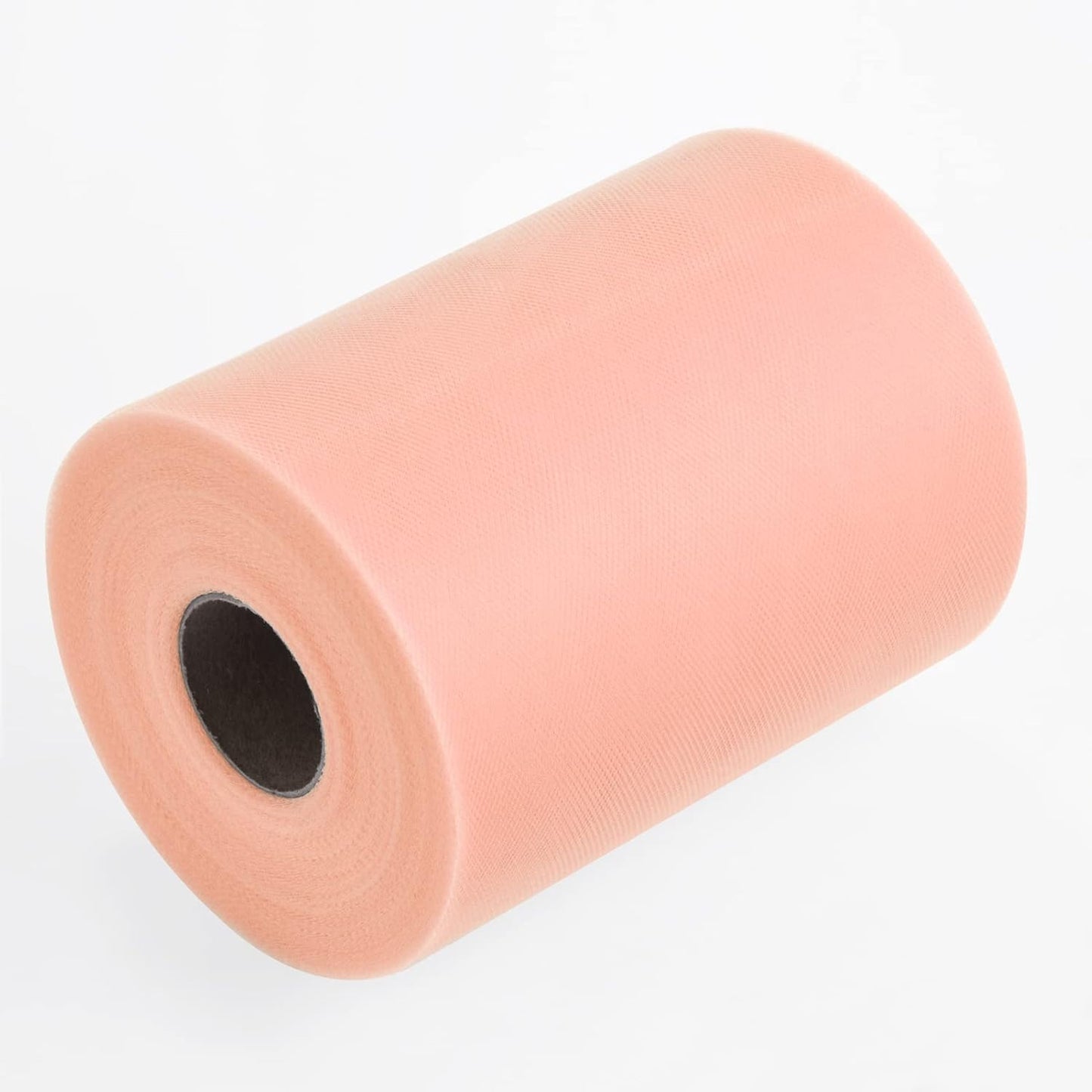 Tulle Rolls 6” by 100 Yards (300 feet) Tulle Roll Spool Fabric for DIY Tutu Skirts Wedding Baby Shower Crafts Decorations Party Supplies(New-Champagne)