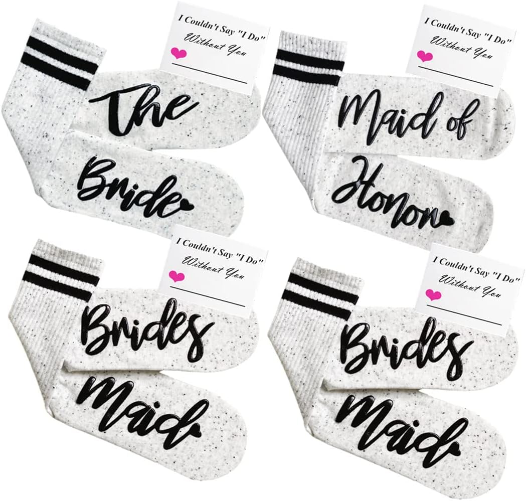 Bridesmaid Gifts For Women Wedding Gifts Proposal Set Bachelorette Party Favors Decorations Bride Socks…