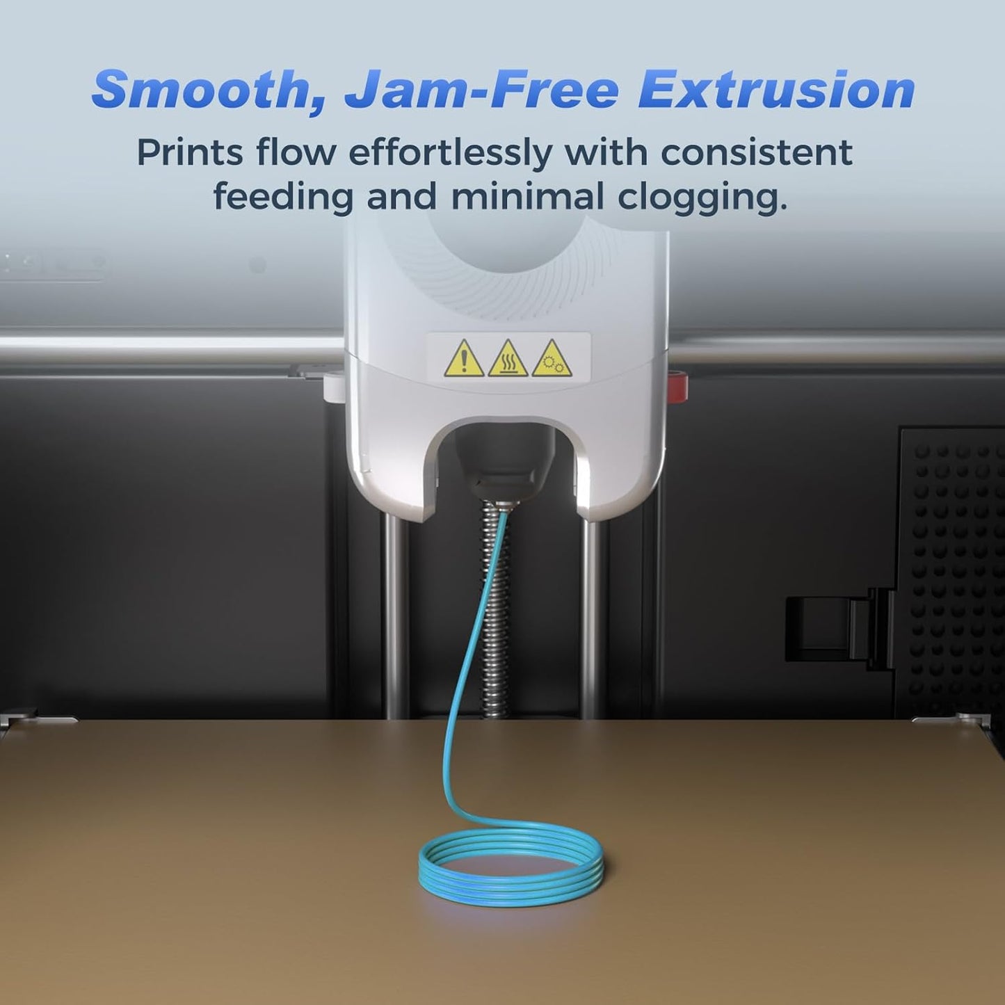 FLASHFORGE Rapid PLA Filament 1.75mm Ice Blue, 500mm/s High Speed Printing, 3D Printer Filament 1kg Spool, Dimensional Accuracy +/- 0.02mm, Enjoy Exceptional Print Quality