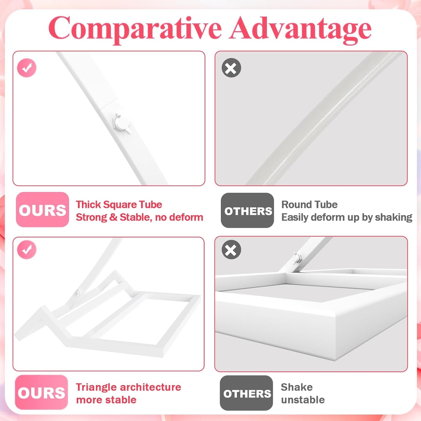 Asee'm 8.5FT White Wedding Arch Round Backdrop Stand Large Circle Metal Floral Balloon Frame for Party Anniversary Birthday Graduation Valentine Ceremony Decorations