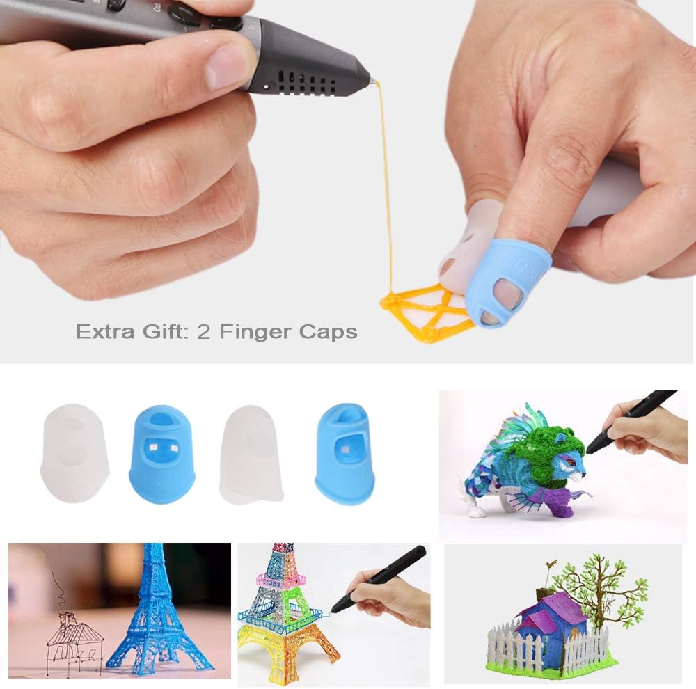 3D Pen 3D Printer Filament, 24 Colors 1.75mm PLA Filament Pack, High-Precision Diameter Filament, Each Color 10 Feet, Total 240 Feet Lengths by Mika3d