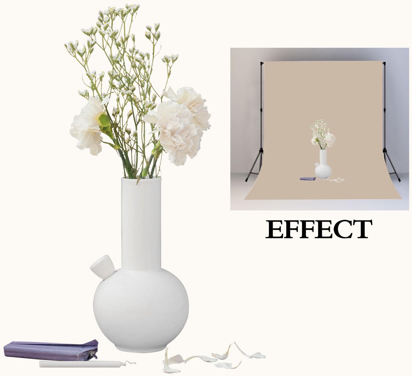 Beige Screen Backdrop 5x7ft Photography Background Meeting Photo Studio Shooting Props