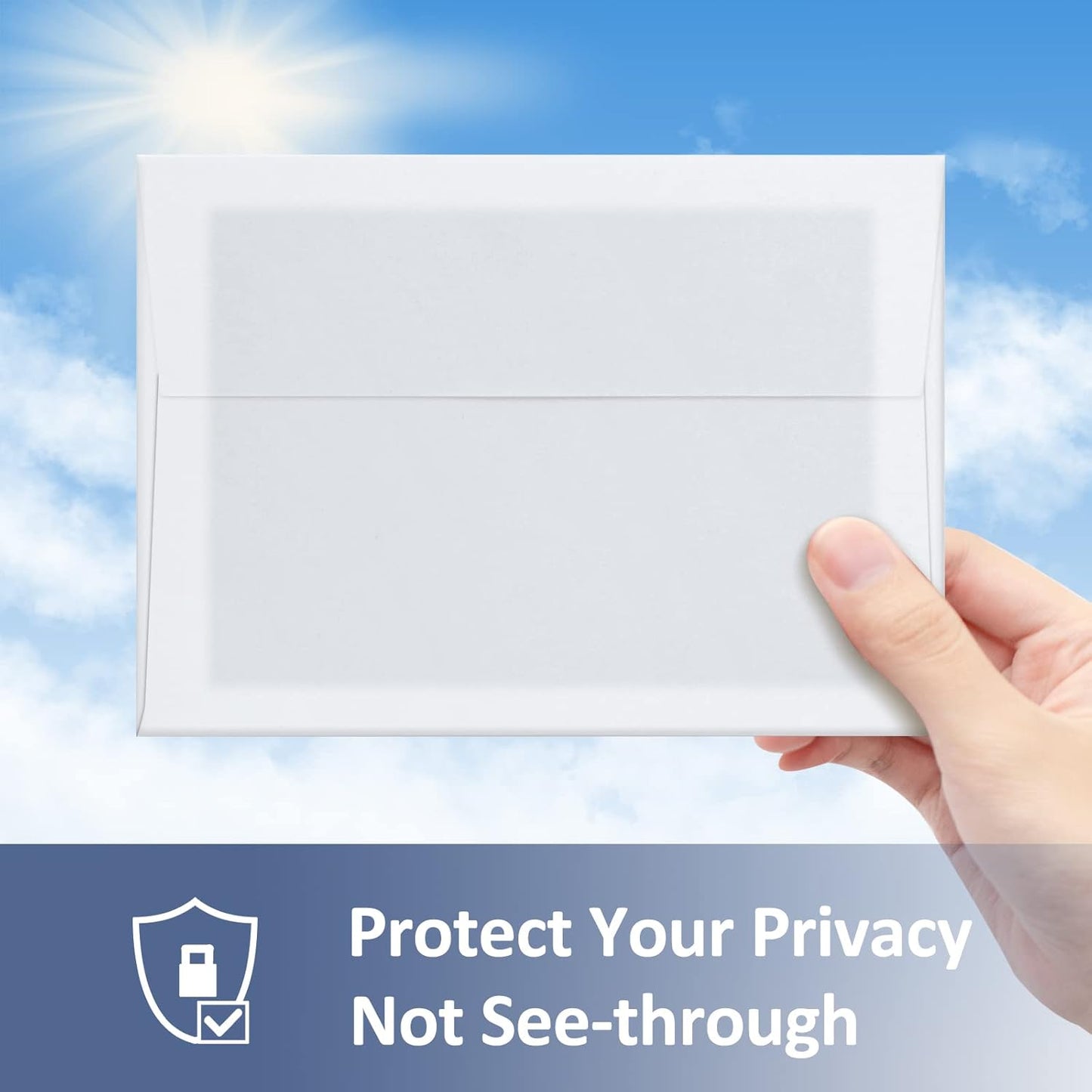 ValBox A9 Invitation Envelopes 250 Qty 5-3/4 x 8-3/4" White Envelopes Self Seal for Invitations, Photos, Wedding, Baby Shower Greeting Cards, Announcements - 5.75 x 8.75 Inches