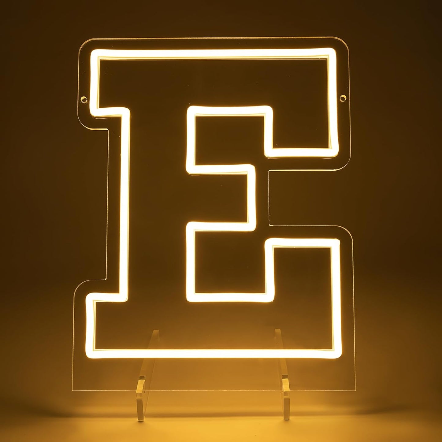 Light Up Letters E, Led Marquee Letter Lights Neon Sign, 13.9" Height Decorative Lighted Alphabet Number, Battery/USB Powered Led Letters Lights for Wedding, Birthday, Party, Christmas or Home Decor