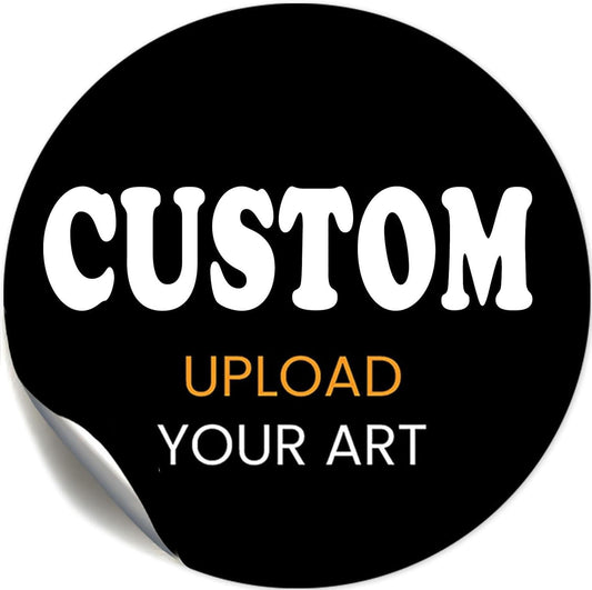 Premium Custom Stickers Labels - Personalized Stickers for Businesses Logo and Name. Birthday Pets and Label Product Boxes Wedding Favors Waterproof Labels ((custom image, 3,5 inch)